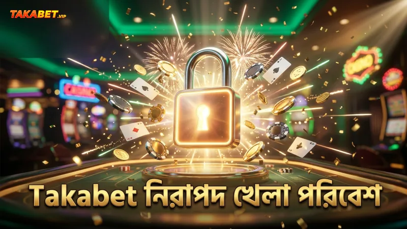 Takabet প্ল্যাটফর্মে নিরাপদ খেলার পরিবেশ নিশ্চিত।