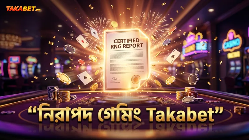 সার্টিফাইড আরএনজি রিপোর্ট গেমের নিরাপত্তা নিশ্চিত করে।