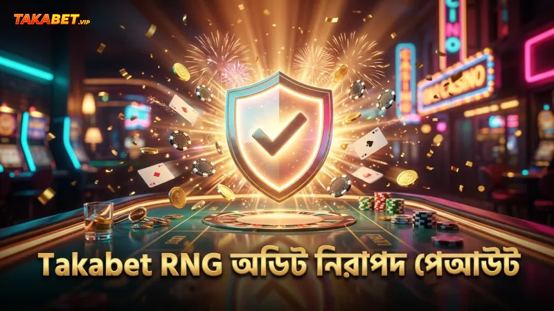 Takabet এর RNG অডিট নিশ্চিত করে সঠিক ও নিরাপদ পেআউট।