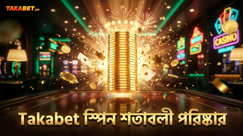 Takabet-এ ফ্রি স্পিনের শর্তাবলী ও মাল্টিপ্লায়ার স্পষ্ট থাকে।