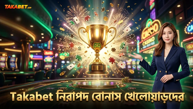 নতুন খেলোয়াড়দের জন্য Takabet নিরাপদ ও স্বচ্ছ বোনাস সরবরাহ করে।