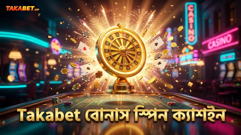 Takabet-এর লাকি হুইল বোনাস স্পিন থেকে সরাসরি ক্যাশইন