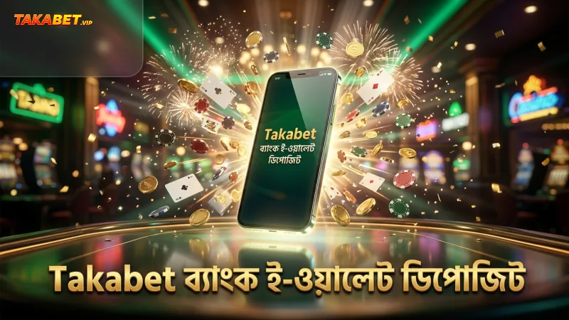 Takabet ডিপোজিটে স্থানীয় ব্যাংক ও ই-ওয়ালেট ব্যবহারের উদাহরণ