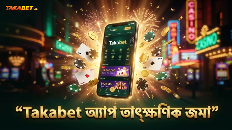 Takabet অ্যাপে তাত্ক্ষণিক ফান্ড জমার প্রক্রিয়া প্রদর্শন