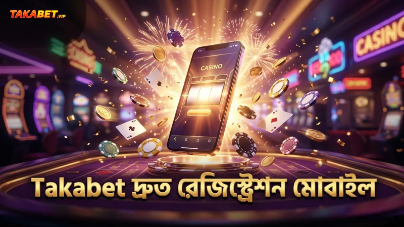Takabet রেজিস্ট্রেশনে মোবাইল থেকে দ্রুত অ্যাকাউন্ট খোলা যায়