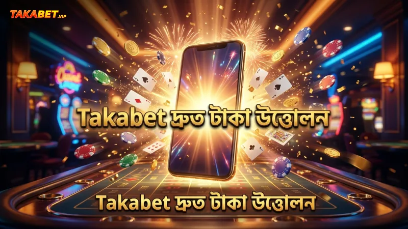দ্রুত এবং সঠিক Takabet টাকা উত্তোলন পদ্ধতি।