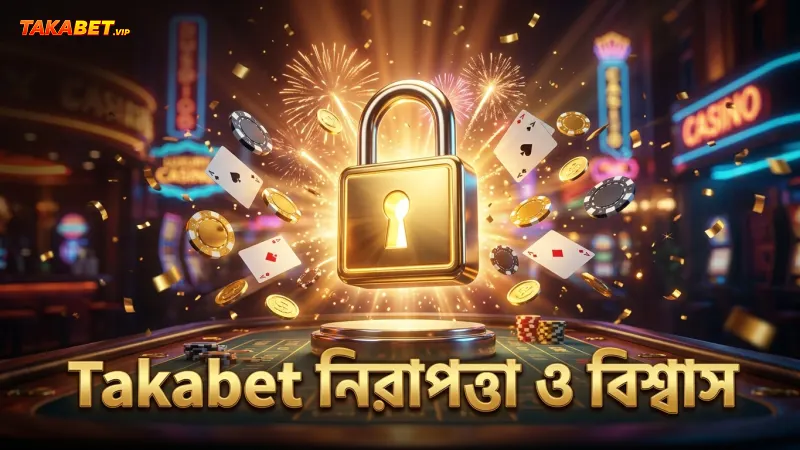 Takabet নিরাপত্তা ও স্বচ্ছতা নিশ্চিত করে খেলোয়াড়দের।